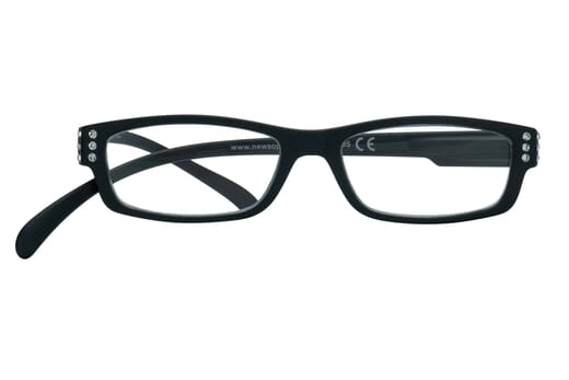 Reading glasses Klammeraffe No. 05 black-strass frontal
