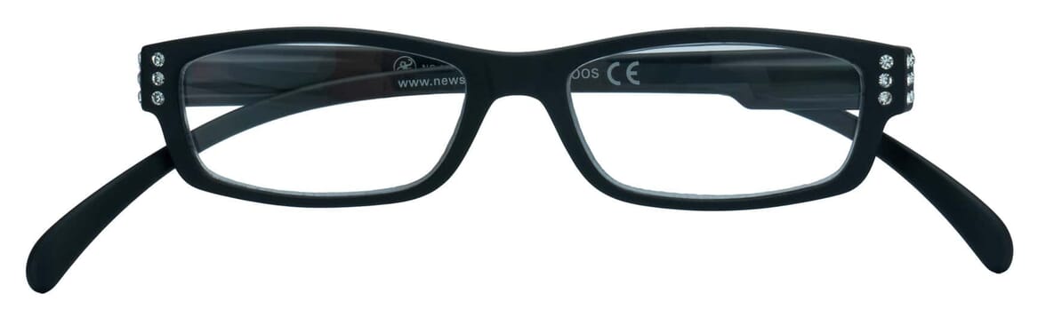Lesebrille Klammeraffe No. 05 schwarz-strass geschlossen Lesebrille Klammeraffe No. 05 schwarz-strass geschlossen