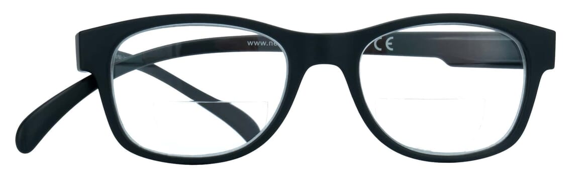 Lesebrille Klammeraffe No. 07 bifokal black frontal Lesebrille Klammeraffe No. 07 bifokal black frontal