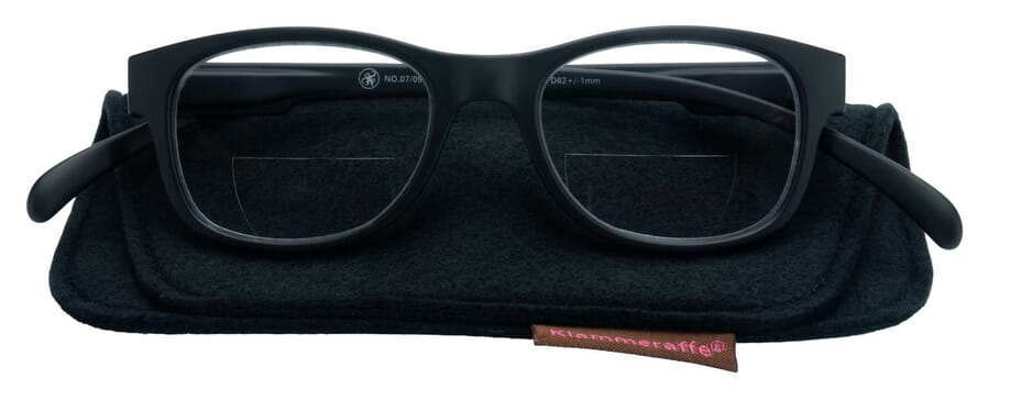 Lesebrille Klammeraffe No. 07 bifokal black mit-etui Lesebrille Klammeraffe No. 07 bifokal black mit-etui