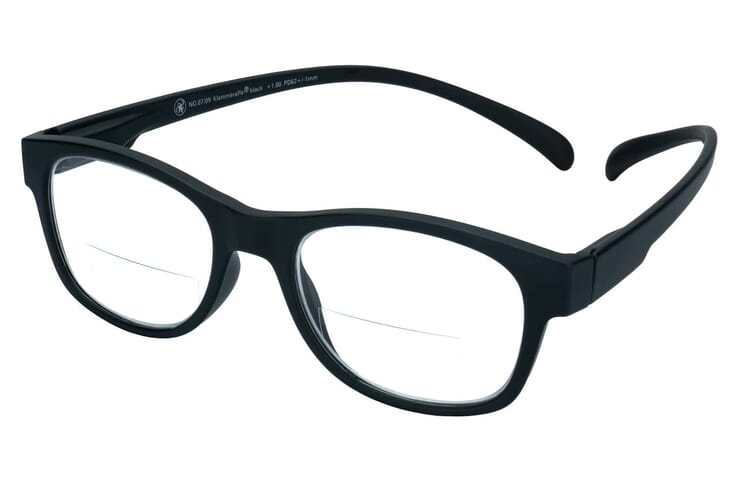 Reading glasses Klammeraffe No. 07 bifocal black sideways Reading glasses Klammeraffe No. 07 bifocal black sideways