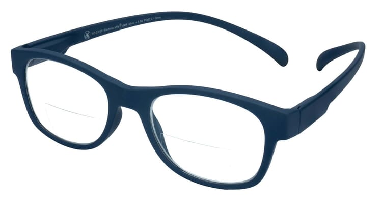 Reading glasses Klammeraffe No. 07 bifocal blue sideways Reading glasses Klammeraffe No. 07 bifocal blue sideways