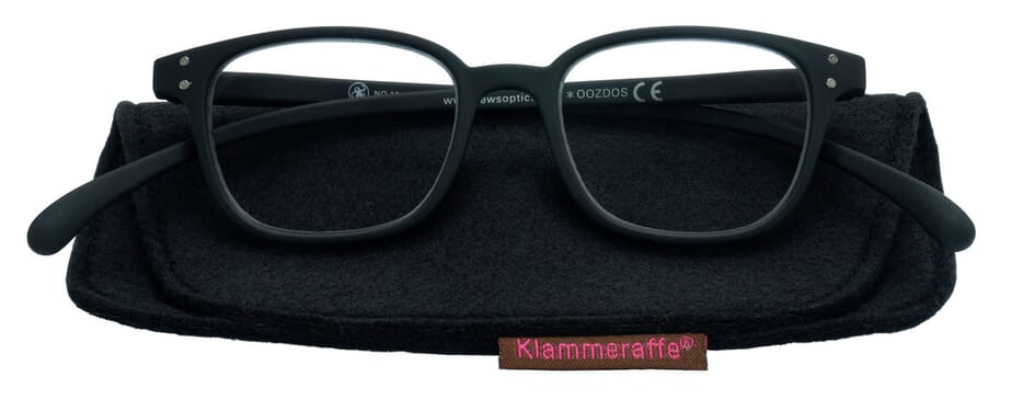 Lesebrille Klammeraffe No. 10 black mit-etui Lesebrille Klammeraffe No. 10 black mit-etui