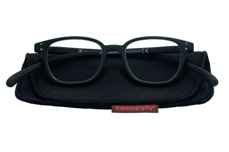 Lesebrille Klammeraffe No. 10 black mit-etui Lesebrille Klammeraffe No. 10 black mit-etui