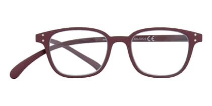 Lesebrille Klammeraffe No. 10 burgundy frontal Lesebrille Klammeraffe No. 10 burgundy frontal