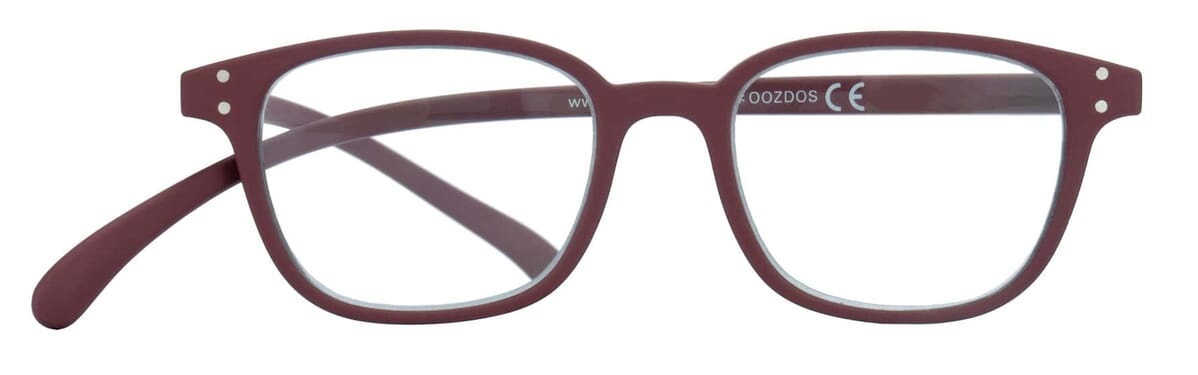 Reading glasses Klammeraffe No. 10 burgundy frontal Reading glasses Klammeraffe No. 10 burgundy frontal