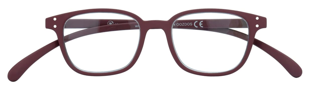 Reading glasses Klammeraffe No. 10 burgundy clasped Reading glasses Klammeraffe No. 10 burgundy clasped