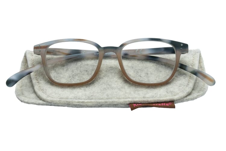 Lesebrille Klammeraffe No. 10 horn mit-etui Lesebrille Klammeraffe No. 10 horn mit-etui