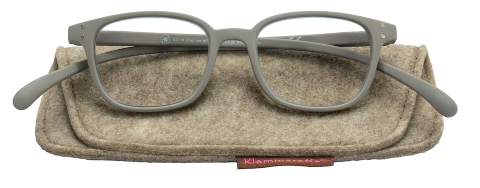 Lesebrille Klammeraffe No. 10 mud mit-etui Lesebrille Klammeraffe No. 10 mud mit-etui