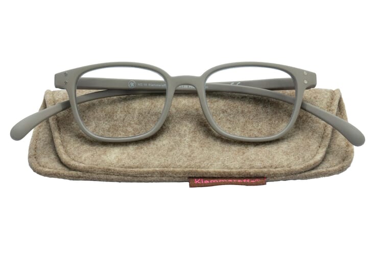 Lesebrille Klammeraffe No. 10 mud mit-etui Lesebrille Klammeraffe No. 10 mud mit-etui