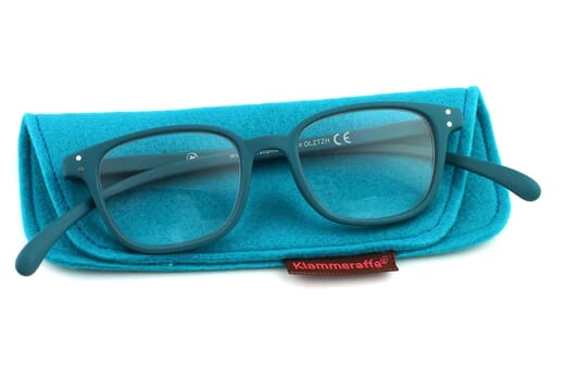 Reading glasses Klammeraffe No. 10 ocean with case