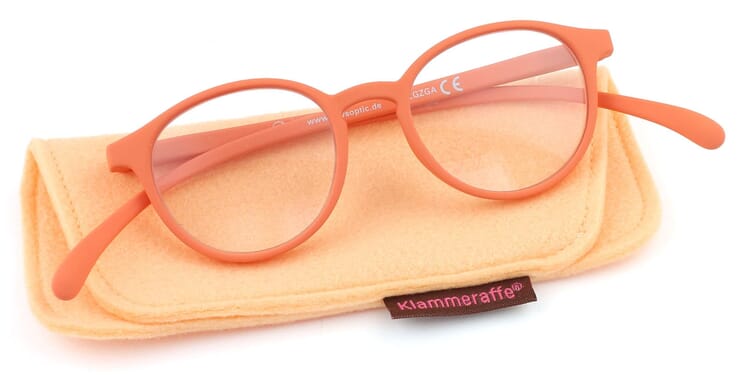 klammeraffe-lesebrille-12-salmon-mit-etui Lesebrille Klammeraffe no. 12 salmon mit Etui