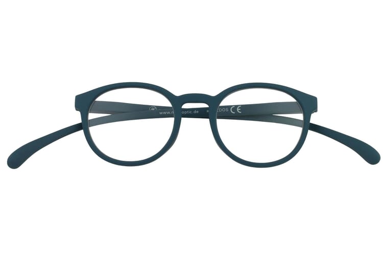Klammeraffe-reading-glasses-13small-petrol-frontal Reading glasses Klammeraffe no. 13 petrol frontal