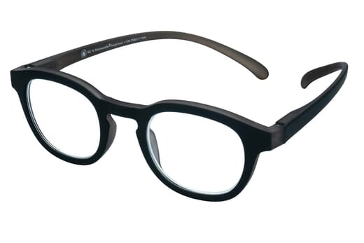 Lesebrille Klammeraffe no. 14 black-mud seitlich