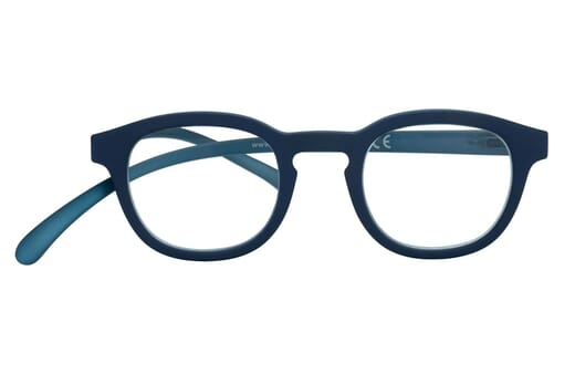 Lesebrille Klammeraffe no. 14 blue frontal