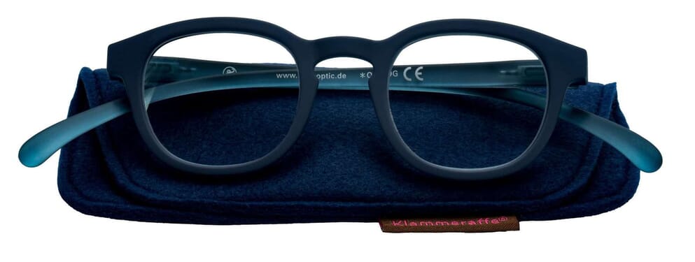 klammeraffe-lesebrille-14-blue-mit-etui Lesebrille Klammeraffe no. 14 blue mit Etui