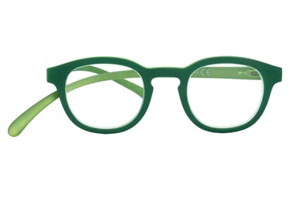 klammeraffe-lesebrille-14-green-frontal Lesebrille Klammeraffe no. 14 green frontal