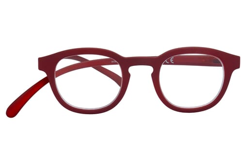 Reading glasses Klammeraffe no. 14 red frontal