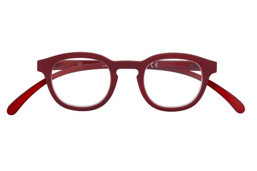 Lesebrille Klammeraffe no. 14 red geschlossen