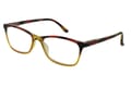 leXXOO-reading-glasses-4092-brown-amber-sided Reading glasses LEXXOO 4092 brown-amber lateral