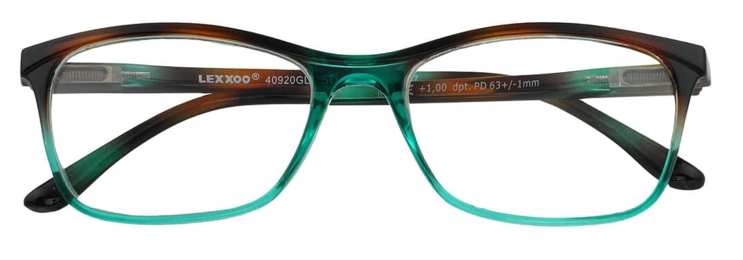 lexxoo-lesebrille-4092-braun-petrol-frontal-geschlossen Lesebrille LEXXOO 4092 braun-petrol geschlossen