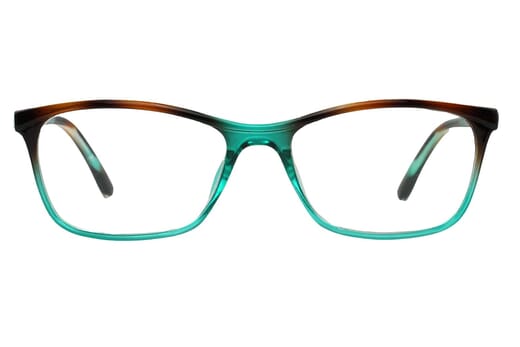 Lesebrille LEXXOO 4092 braun-petrol frontal