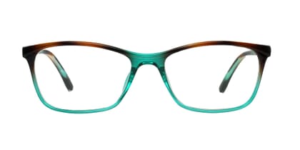 lexxoo-lesebrille-4092-braun-petrol-frontal-offen Lesebrille LEXXOO 4092 braun-petrol frontal
