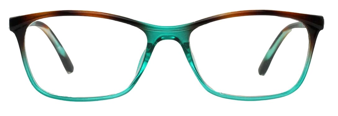 lexxoo-lesebrille-4092-braun-petrol-frontal-offen Lesebrille LEXXOO 4092 braun-petrol frontal
