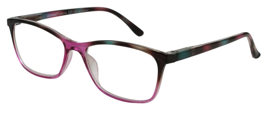 lexxoo-lesebrille-4092-braun-pink-seitlich Lesebrille LEXXOO 4092 braun-pink seitlich