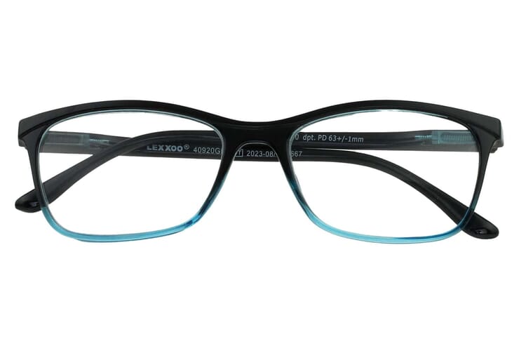 lexxoo-lesebrille-4092-schwarz-blau-frontal-geschlossen Lesebrille LEXXOO 4092 schwarz-blau geschlossen
