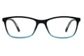 lexxoo-lesebrille-4092-schwarz-blau-frontal-offen Lesebrille LEXXOO 4092 schwarz-blau frontal