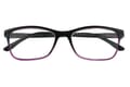 lexxoo-lesebrille-4092-schwarz-lila-frontal-geschlossen Lesebrille LEXXOO 4092 schwarz-lila geschlossen