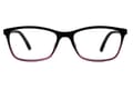 lexxoo-lesebrille-4092-schwarz-lila-frontal-offen Lesebrille LEXXOO 4092 schwarz-lila frontal