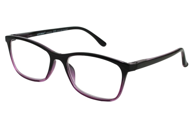 lexxoo-lesebrille-4092-schwarz-lila-seitlich Lesebrille LEXXOO 4092 schwarz-lila seitlich