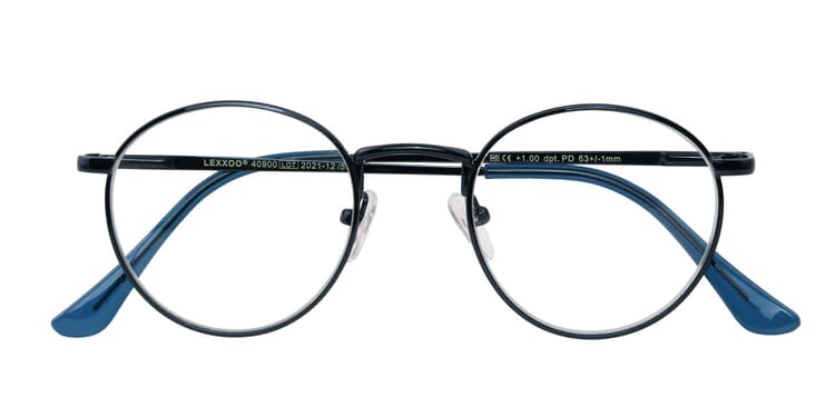 LEXXOO-4090A-reading-glasses-blue-closed Reading glasses Product image LEXXOO 4090A blue