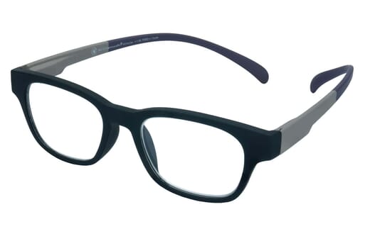 Lesebrille Klammeraffe 03 black-mud-aubergine seitlich