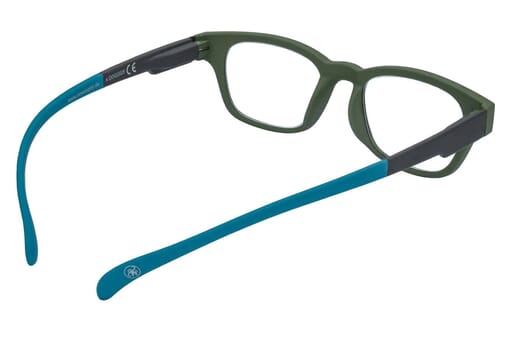 Reading glasses Klammeraffe 03 olive-brownie-ocean inside