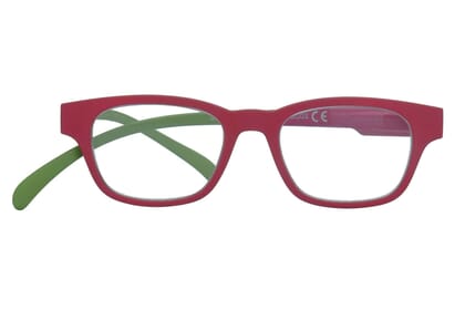 klammeraffe-lesebrille-03-red-berry-green-frontal No. 03 Red Berry Green
