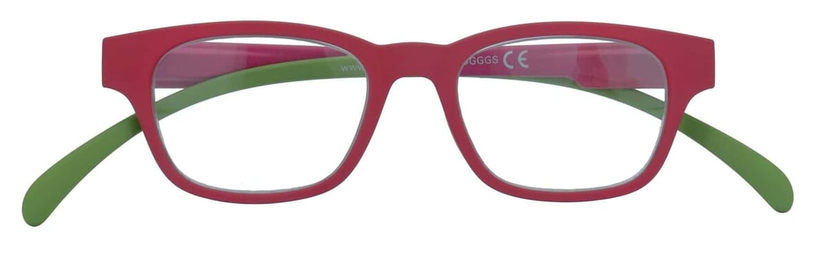 klammeraffe-lesebrille-03-red-berry-green-geschlossen Lesebrille Klammeraffe 03 red-berry-green geschlossen