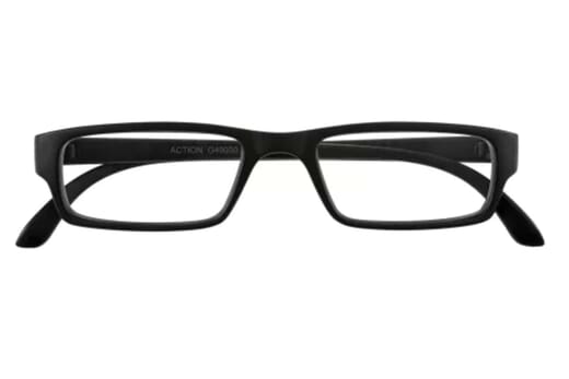 Lesebrille I Need You Action schwarz matt frontal