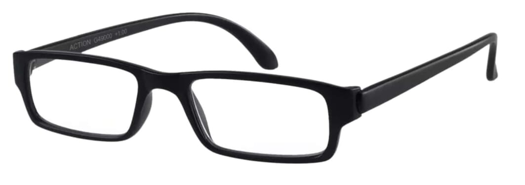 I Need You Lesebrille Action schwarz matt seitlich Lesebrille I Need You Action schwarz matt seitlich