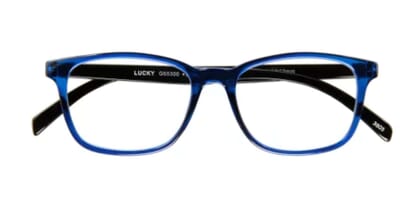 I Need You Lesebrille Lucky blau frontal Lucky Blue