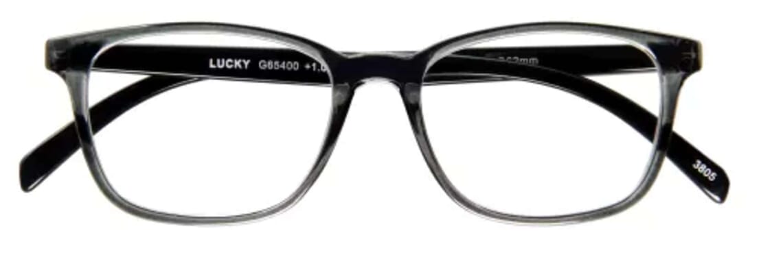 I Need You Lesebrille Lucky grau frontal Lesebrille I Need You Lucky grau frontal