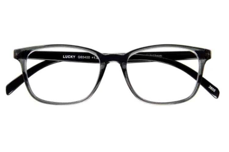 I Need You Lesebrille Lucky grau frontal Lesebrille I Need You Lucky grau frontal