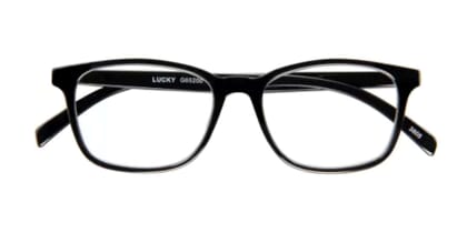 I Need You Lesebrille Lucky schwarz frontal Lesebrille I Need You Lucky schwarz frontal