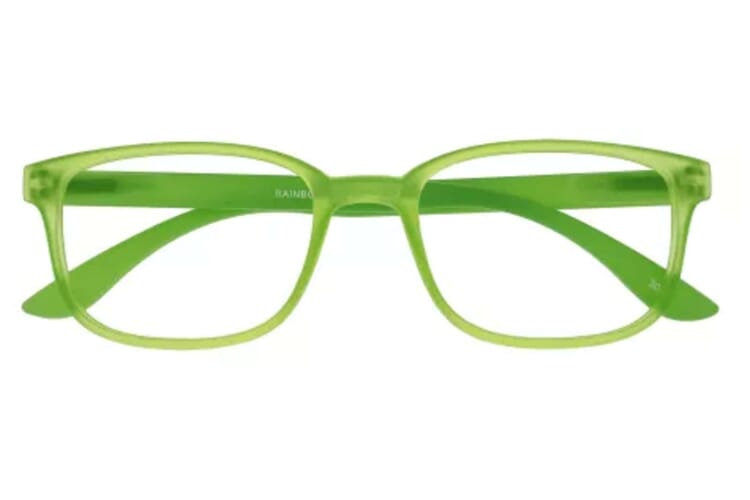I Need You Lesebrille Rainbow gruen frontal Rainbow Grün