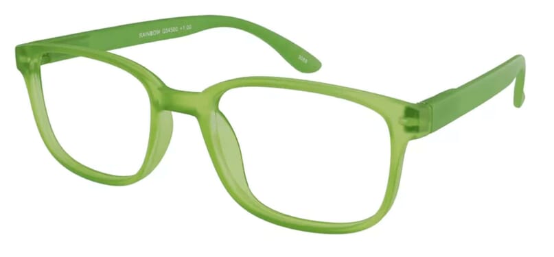 I NEED YOU reading glasses Rainbow green sideways Rainbow green
