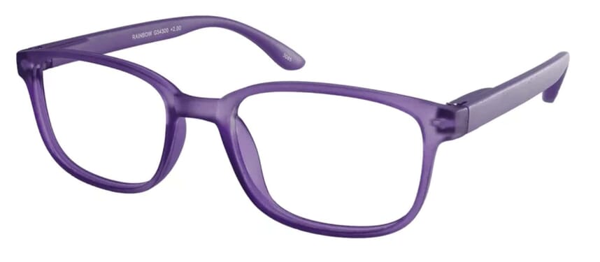 I Need You Lesebrille Rainbow lila seitlich Rainbow Lila