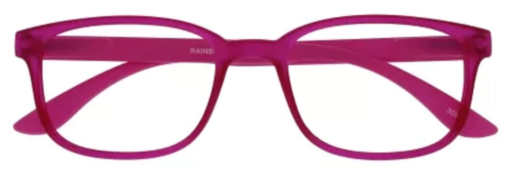 I Need You Lesebrille Rainbow pink frontal Rainbow Pink
