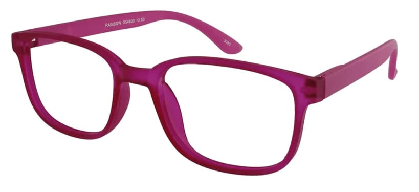 I Need You Lesebrille Rainbow pink seitlich I Need You Lesebrille Rainbow pink seitlich
